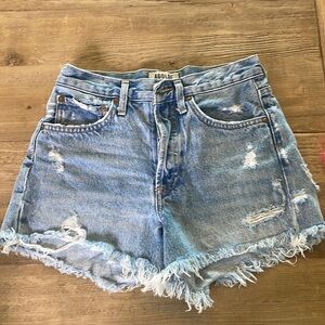 Agolde Parker Cut Off Jean Shorts. EUC size 23